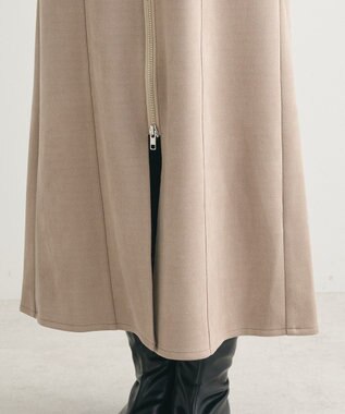 Green Parks ・ＥＬＥＮＣＡＲＥ　ＤＵＥ　スエードポンチジャンスカ Gray Beige