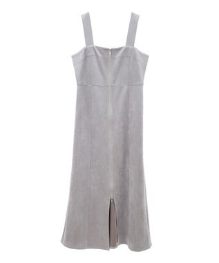 Green Parks ・ＥＬＥＮＣＡＲＥ　ＤＵＥ　スエードポンチジャンスカ Gray Beige