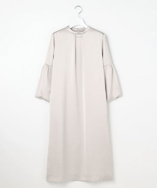 J.PRESS LADIES ノーブルサテン ワンピース ベージュ系