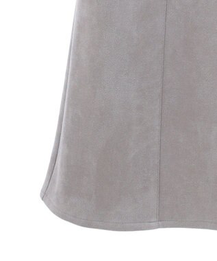 Green Parks ・ＥＬＥＮＣＡＲＥ　ＤＵＥ　スエードポンチジャンスカ Gray Beige