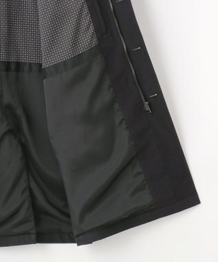 JOSEPH ABBOUD 【ストレッチ/パウダータッチ/JAPANファブリック】アーティローザストレッチ コート ブラック系