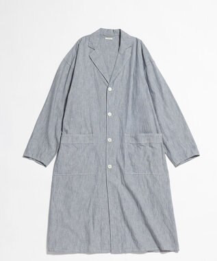 LENO LIGHT HICKORY ATERIER COAT《UNISEX》/ ヒッコリーアトリエコート WHITE STRIPE