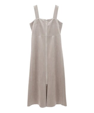 Green Parks ・ＥＬＥＮＣＡＲＥ　ＤＵＥ　スエードポンチジャンスカ Gray Beige