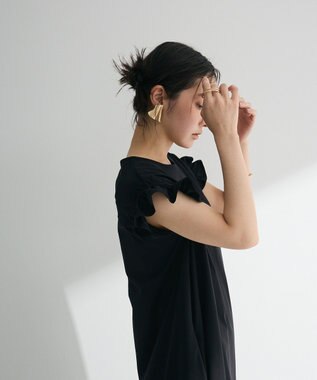 Green Parks ・ＳＵＧＡＲ　ＳＰＯＯＮ　【ラッシュガード】フリル Black