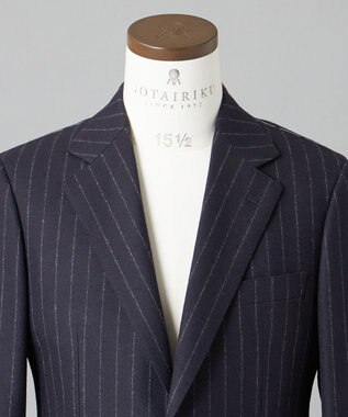 GOTAIRIKU 【MARLING&EVANS】FLANNEL スリーピーススーツ ネイビー系1