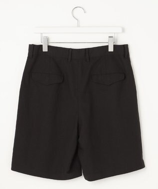 UNFILO MENS ライトリネン ショートパンツ [23年春夏商品] ブラック
