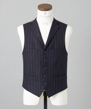 GOTAIRIKU 【MARLING&EVANS】FLANNEL スリーピーススーツ ネイビー系1