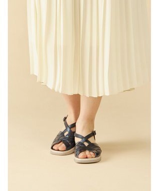 ASICS WALKING ペダラ WC120D 3E ヒール高4.0cm ブルー系