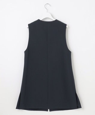 J.PRESS LADIES S 【WEB限定カラーあり・洗える】セラテリーダブルクロス ジレ ネイビー系