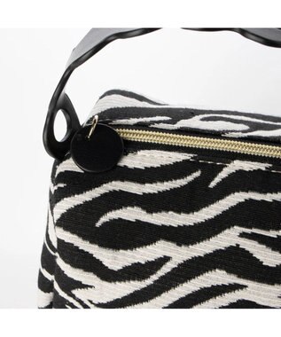 UNBILLION cachecache 波型ショルダースクエア2wayボストン ゼブラ