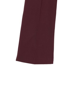 JOSEPH ギャバジンストレッチ　フィットフレアートラウザーズ Merlot