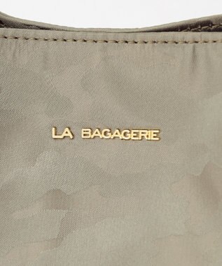 LA BAGAGERIE シャドージャカード 2WAYミニトートバッグ グレージュ