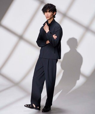 JOSEPH HOMME 【WEB限定】【新素材 / 新型】サマーヴェールストレッチ　フード付きブルゾン ネイビー系