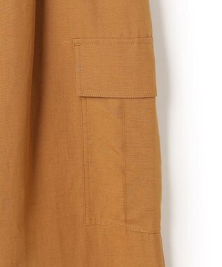23区 【先行予約】コットンスラブポプリン カーゴパンツ シナモン系