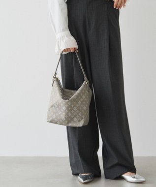 russet スタンダードミニショルダーバッグ <ナイロンジャガード>(CE-1627) N.Gray