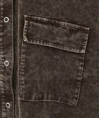 Green Parks ・ＥＬＥＮＣＡＲＥ　ＤＵＥ　ケミカルコーデュロイシャツ Brown