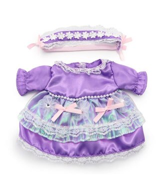 Mother garden マザーガーデン うさももドール プチマスコット Ｓサイズ 用 着せ替えお洋服  《プチプリズムドレス》 紫