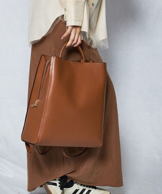 style code 【Ungrid/アングリッド】2WAY 軽量トート リュック キャメル