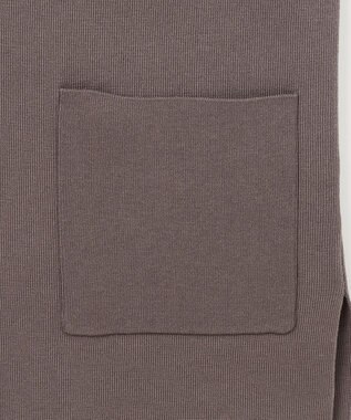 ANY L 【洗濯機可】総針ロングコーディガン モカ