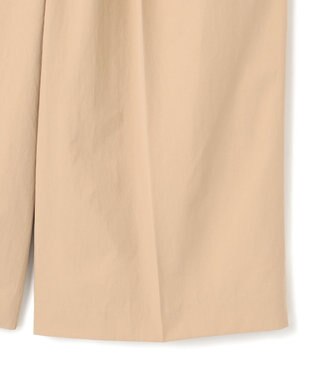 BEIGE， 【接触冷感/UVカット/洗える】YANN / ウエストゴムハーフタックパンツ Beige