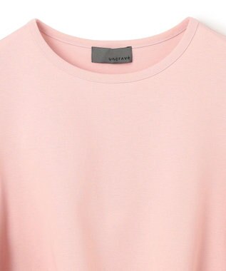 uncrave ダブルフェイスジャージー ハンカチスリーブトップス ピンク