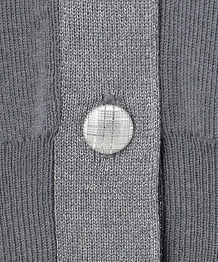 Feroux 【洗える・セットアイテム】ラメライン・ニットセットアップ ブルー系