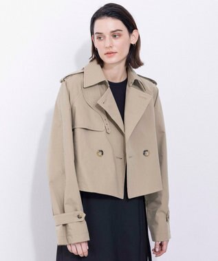 NAVE 【Nave・撥水加工】ショートトレンチ ジャケット ベージュ系