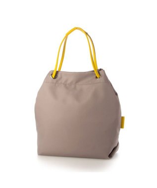 UNBILLION カシュカシュ cachecache / ナイロンツイル牛革付属ハトメショルダー イエロー