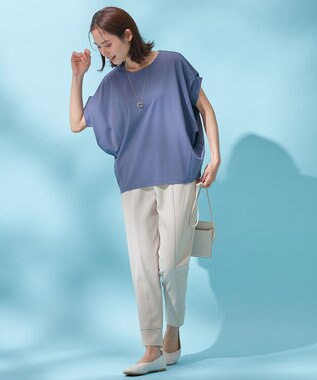 ANY L 【洗濯機可能/ウエストゴム】楽映えショグパン サンドベージュ