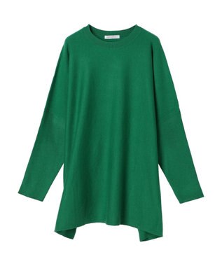 AMERICAN HOLIC バイパチポンチョライクＢＩＧニットチュニック Green