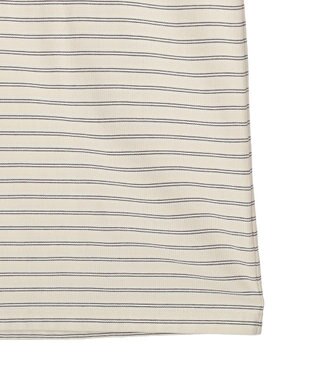 CRAFT STANDARD BOUTIQUE ポロ衿ボーダーワンピース Ivory