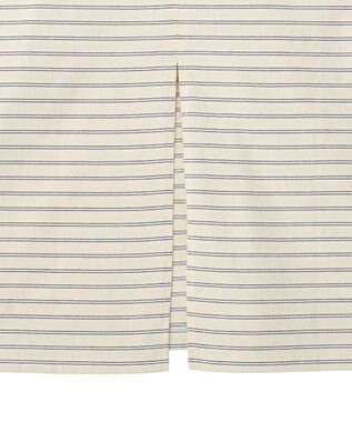 CRAFT STANDARD BOUTIQUE ポロ衿ボーダーワンピース Ivory