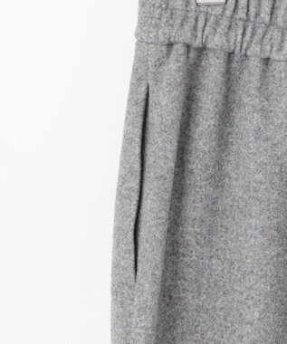 #Newans 【洗濯機可能/セットアップ】ナローシルエットエアリースカート トップグレー