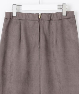 J.PRESS LADIES 【洗える】スエードダンボール スカート ブラウン系