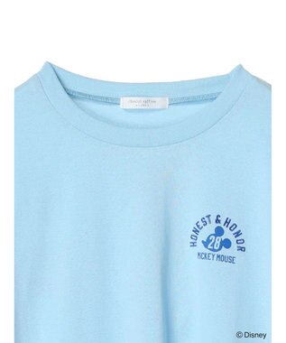 Green Parks Ｄｉｓｎｅｙ／バックプリント刺繍ロンＴＥＥ Sax