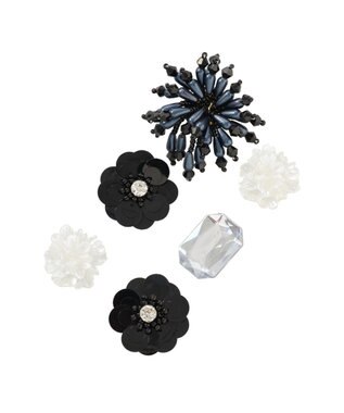 earth music&ecology シューズアクセサリーチャーム Black
