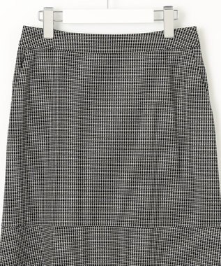 J.PRESS LADIES S 【洗える】ジャカード フレアー スカート ブラック系5