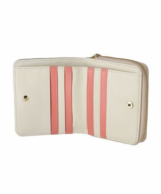 tsumori chisato CARRY tcパッチワーク ラウンドファスナー2つ折り財布 ゴールド