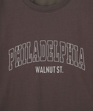 AMERICAN HOLIC 【マルチ機能】カレッジロゴＴシャツ Charcoal Gray