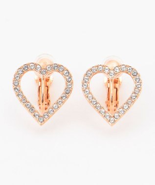 TOCCA WISH IN HEART EARRINGS イヤリング ローズ系