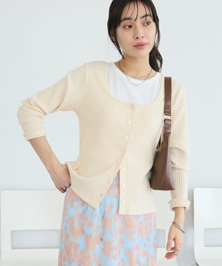 CRAFT STANDARD BOUTIQUE 2点セット / スクープネックカーディガン+タンクトップ