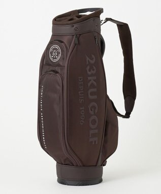 23区GOLF 【UNISEX】 ドビークロス キャディバッグ ダークブラウン系