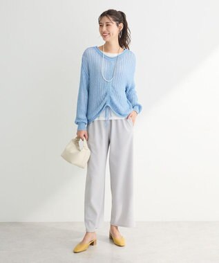 Green Parks カラーイージーパンツ Light Gray