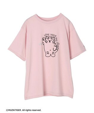 Green Parks ムジークタイガー／ＢＩＧ　ＣＡＴ　Ｔシャツ Pink