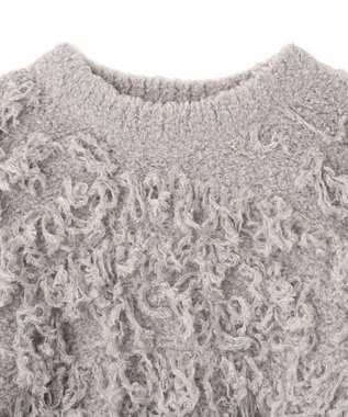 CRAFT STANDARD BOUTIQUE ループ編みニットプルオーバー Gray