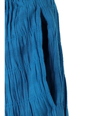 Green Parks Ｉ　段違いギャザーロングスカート Blue