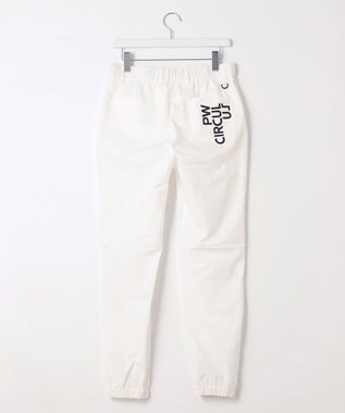 PW CIRCULUS GOLF【UNISEX】【ストレッチ/ドライ】ロゴ ジョガーパンツ ホワイト系