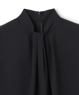 BEIGE， 【L-size】ANITA / ノースリーブタックブラウス Black