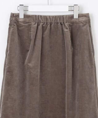 J.PRESS LADIES 【洗える・吸水速乾】AIRDUROY LIGHT コーデュロイ スカート ブラウン系