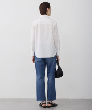 ICB 【2WAY】 クリーンブロード タイ付きシャツ オフホワイト